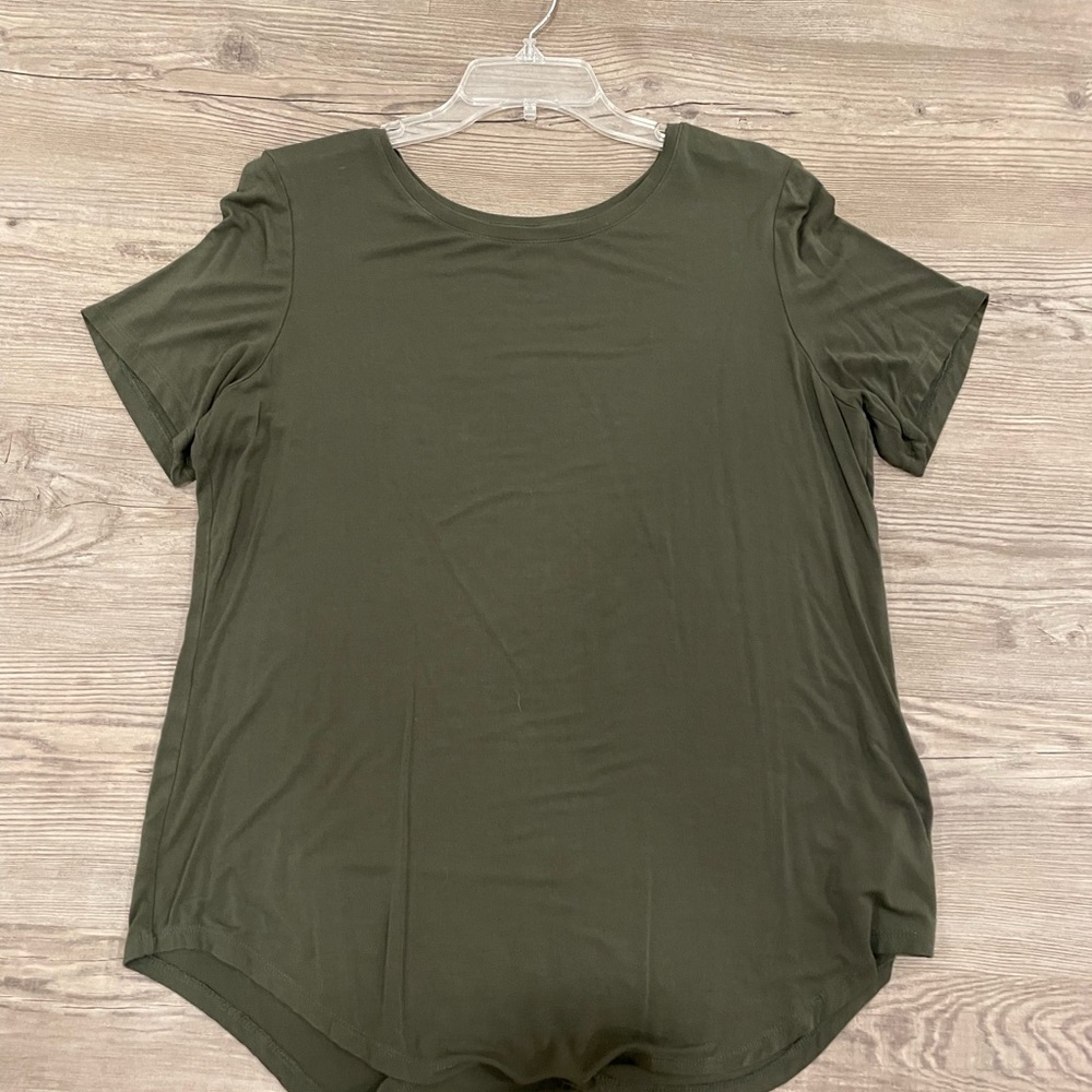 Olive Green Women's Top